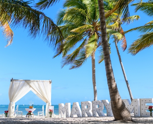 Propuesta de matrimonio Punta Cana