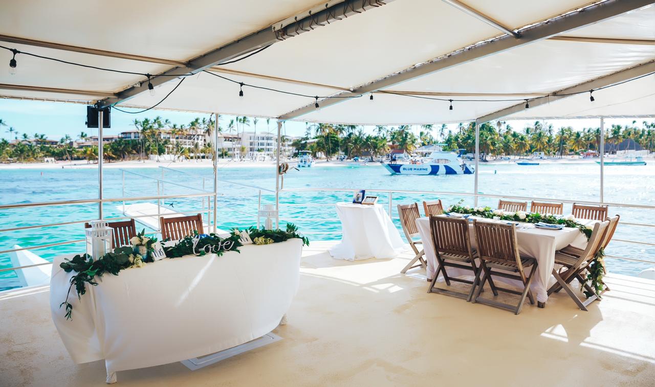 wedding and event boat punta cana