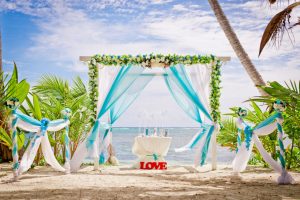 Private beach weddings